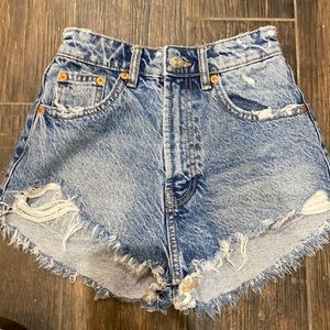 Zara shorts high rise
